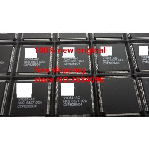 CYPVIC64-AC VIC64-AC V1C64-ACHKG VIC64 QFP NEW free shipping 1PCS-50PCS/LOT