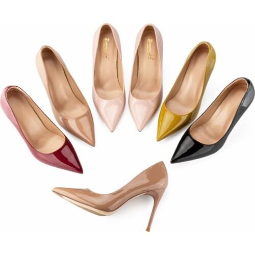 Кожаные туфли-лодочки Donna-in China At AliExpress