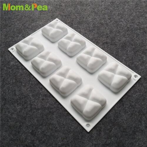 GT16-13 8-cavity Stone Shaped Silicone Mold Dessert Mousse Mould Cake Decoration Tools