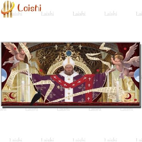 Full Square round drill Christian Lord and Angel Diamond painting Diamond embroidery mosaic Cross stitch resin office wall decor