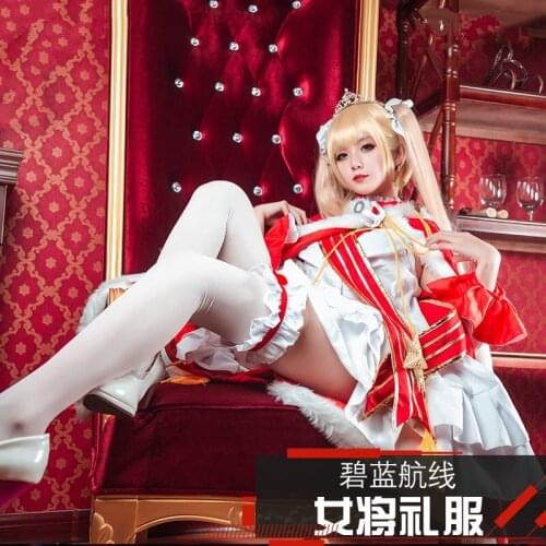 Anime Azur Lane Amazon Cosplay HMS Amazon Cosplay Costume With Cloak