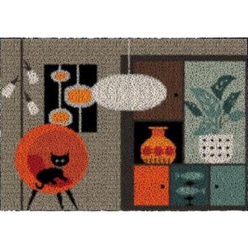 Latch hook rug kits for adults Carpet embroidery with Printed pattern Home decoration Foamiran for needlework DIY bag Cats
