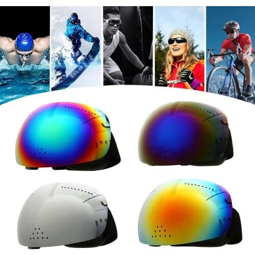 Ski Goggles Large Spherical Surface Full Face Nose Shield Snow Goggles Double Anti-fog Ski Durable Goggles