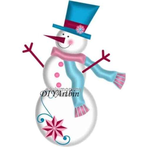 2020 Snowman Christmas Metal Cutting Dies Fustelle Metalliche Per Scrapbooking Decorative Embossing DIY Paper Cards