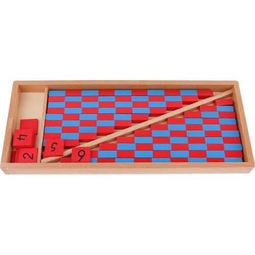 Montessori Math Number Educational Intellectual Development Early Learning Toy for Toddler Baby