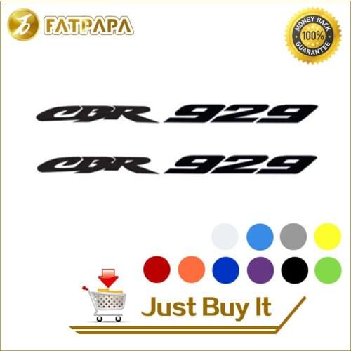 Motorcycle bike Fuel tank Wheels Fairing notebook Luggage helmet MOTO Sticker decals For Honda CBR 929 CBR929