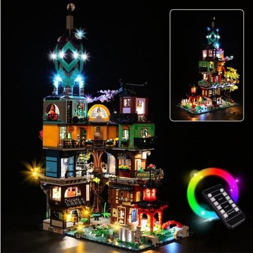 BrickBling Led Light Kit For 71741 City Gardens Collectible Model Toy (No Building Blocks)