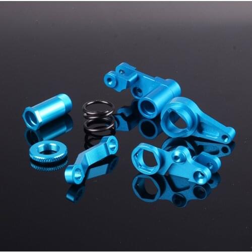 Alloy Steering Bellcranks Servo Saver Set #6845X For RC Traxxas 1/10 Slash 4x4 Rustler Stampede XO-1 Upgrade Parts