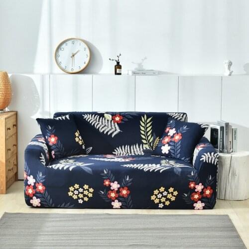 Caranava Stretch Sofa Slipcovers Furniture Protector Printed Couch Cover Stylish Fabric Cushion Cover for L- Seat