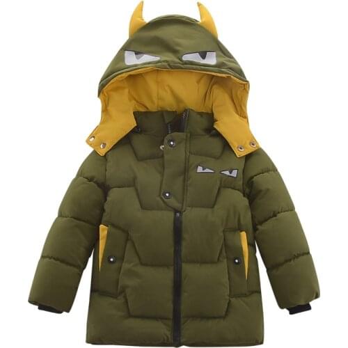2020The NewLong fashion boys winter jackets childrens wear jackets childrens garments coats baby boy clothes Cotton coats