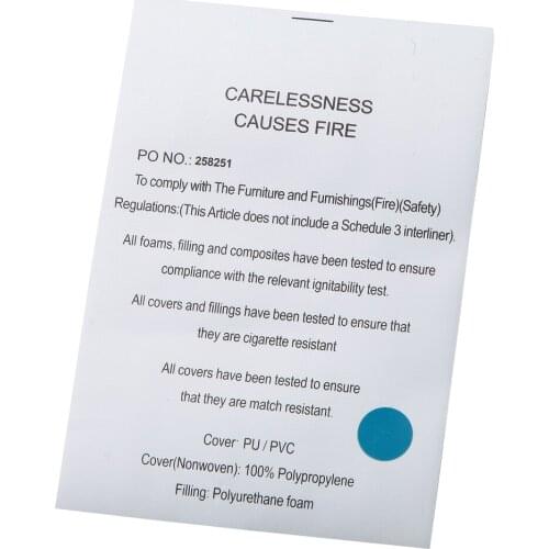 Custom Garment Washable Instruction Clothing Labels Customized Care Instruction Label For Clothes Printed Tag Washing Tags