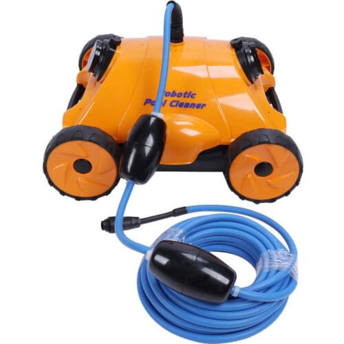 Robotic Pool Cleaner Kit Underwater Automatic Vacuum Suction Cleaning Machine 120W Swimming Pool Cleaner 10-100um Filtration