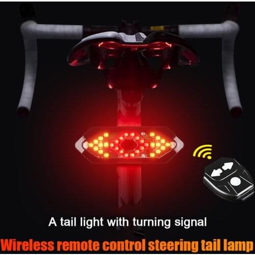 Bike Tail Turn Light 18LED Wireless Remote Controller Waterproof Signals Mountain Bicycle Flashing Headlight Bike Accessories