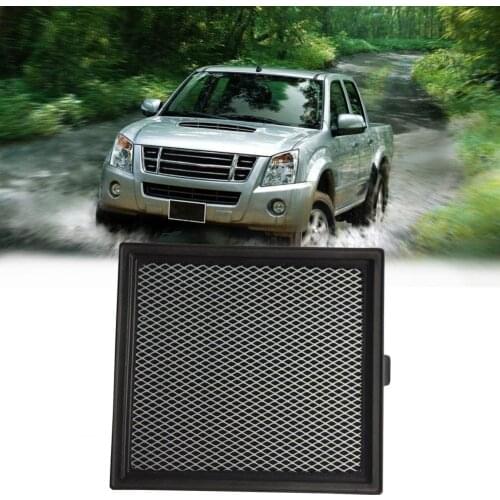 1Pc Intake Air Filter Drop In Panel Sponge Washable Cleaning Tool High Flow Dust Collection Car Engine Universal For D-MAX