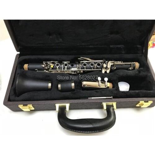 Yinfente Professional Clarinet Ebonite Eb Key Clarinet E flat Good Sound Case