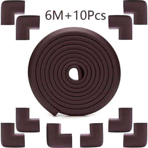 6M+10PCS Baby Safety Corner Protector Children Furniture Corners Angle Protect Child Safety Thicken Table Corner Protector Tape