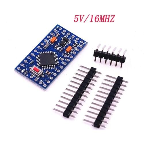 Pro Mini 328 Mini 3.3V/8M 5V/16M ATMEGA328 ATMEGA328P-AU 3.3V/8MHz 5V/16MHZ for Arduino