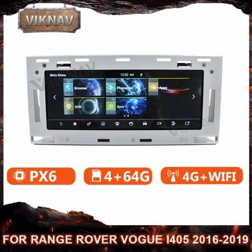 PX6 android Car radio audio stereo receiver For Range Rover Vogue I405 2016-2019 touch screen auto multimedia video player 2 din