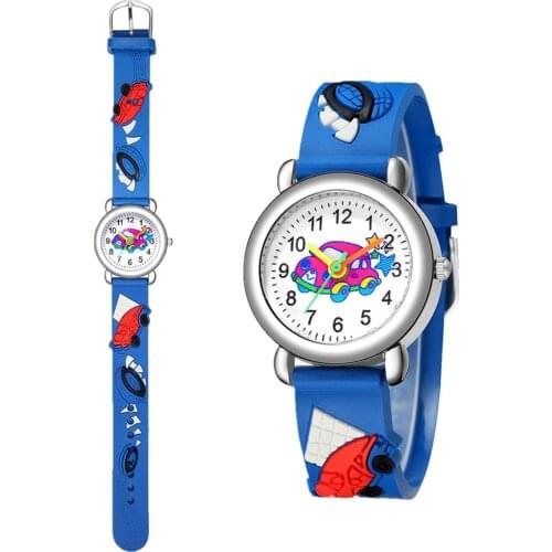 Children Watches For Boys Watches Fashion Cartoon Car Kids Quartz Analog Wrist Watch Christmas Present Watch Relogio Infantil F3