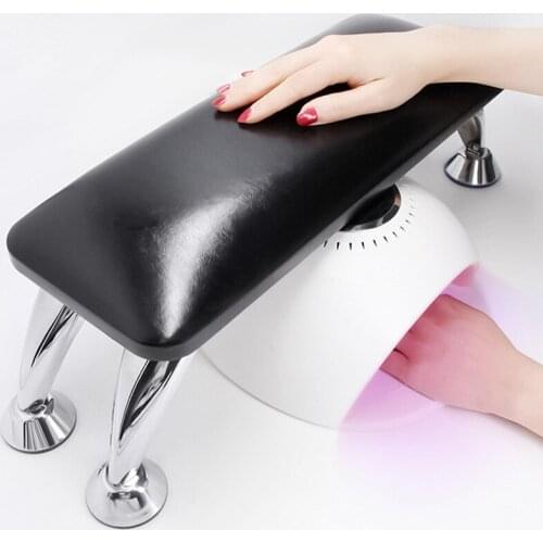 TSZS Black PU Leather Hand Pillow Rest Manicure Table Hand Cushion Holder Arm Rests Nail Art Stand