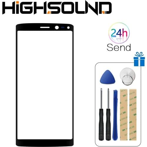 For DOOGEE MIX2 Front Glass Screen Lens 100% New Front Touch Screen Glass Outer Lens for DOOGEE MIX 2 +Tools