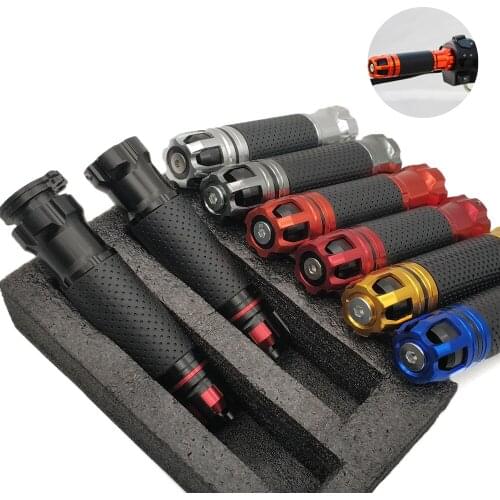 For Honda CB1100 CB600F CB1000R CBR900RR CBR600F Universal Motorcycle Handle Grips Ends Racing handlebar CNC 22mm 7/8"