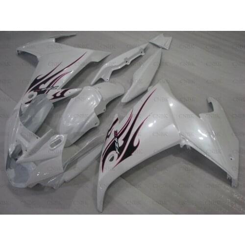 For YAMAHA FZ6 Fazer 2009 - 2013 Bodywork FZ6R Fazer 13 White Abs Fairing FZ6R 2009 Fairing Kits Unpainted