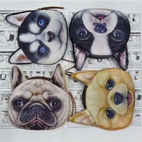 Dog Purse Cat Cosmetic Bag Fashion Wallet Coin Bag