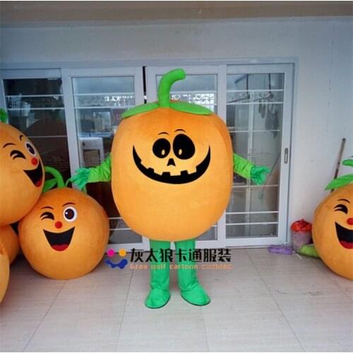 Pumpkin Mascot Costume Suits Cosplay Party Game Dress Adults Fancy Dress Christmas Cosplay Halloween Party