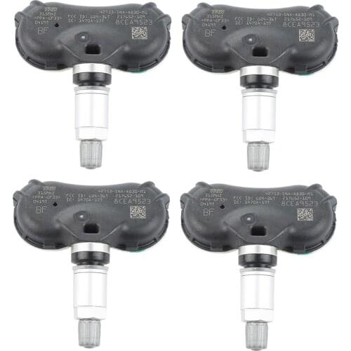 Liplasting 4PCS/Set Black Tire Pressure Monitoring Sensors for HONDA 2011-2016