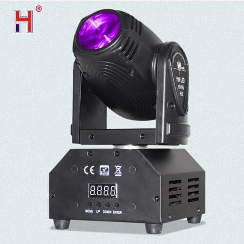 Mini LED Spot Beam 10W Lighting Moving Head RGBW Stage Lights Professional DMX Channels For DJ Club Color Music Party Stage