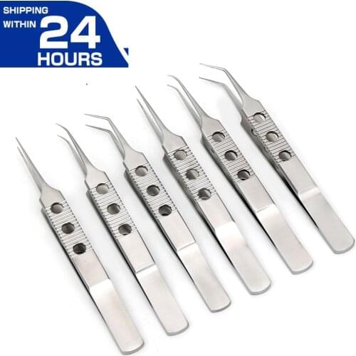 11cm Capsulorhexis Forceps Tissue Forceps Surgical Forceps for Ophthalmic Surgical Instrument