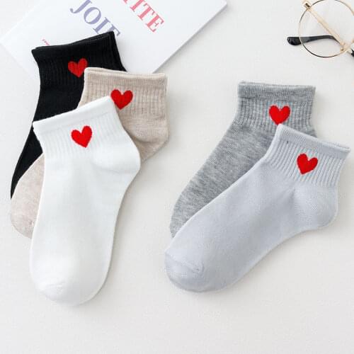 5Pairs/set Women Boat Socks COTTON fashion for summer/spring FPPJ heart/animal /leaf/ colorful