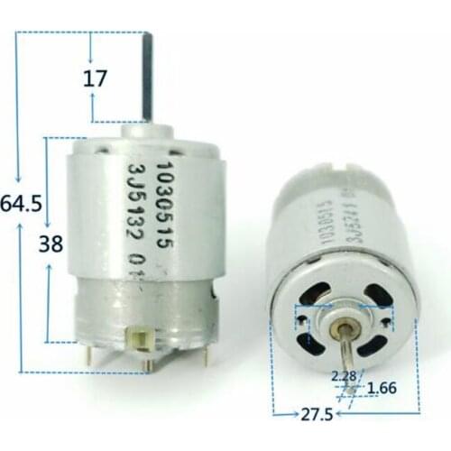 New Arrival 1pc DC12-24V Large Torque Motor Super model with High Speed Motor New Arrival Rated voltage 24V 380 motor