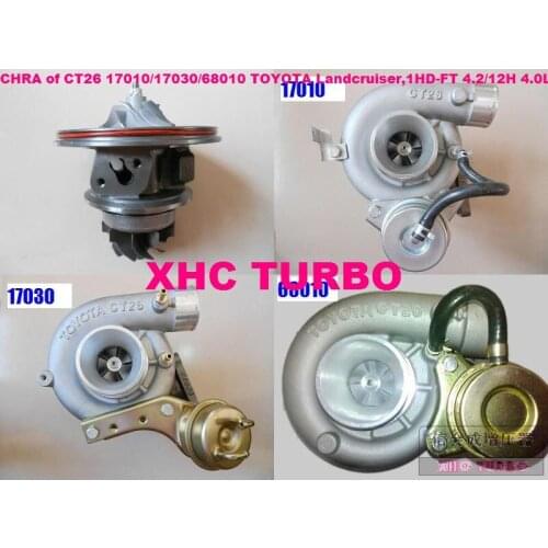 NEW Cartrige of CT26 17201 17010 17030 68010 Turbocharger for TOYOTA Landcruiser TD,1HD-T 4.2L 204HP,12H-T 4.0L 136HP