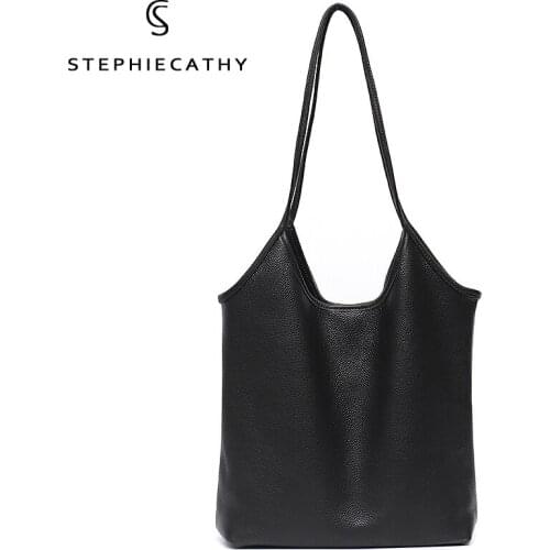 SC Luxury Italian Leather Shoulder Bag For Women Brand Design Casual Hobo Handbags Retro Female Natural Cowhide Daily Tote Purse