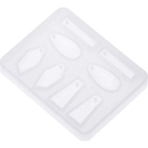 Silicone Mold DIY Jewelry Making Geometric Crafts Mirror Decorative Epoxy Resin 62KE