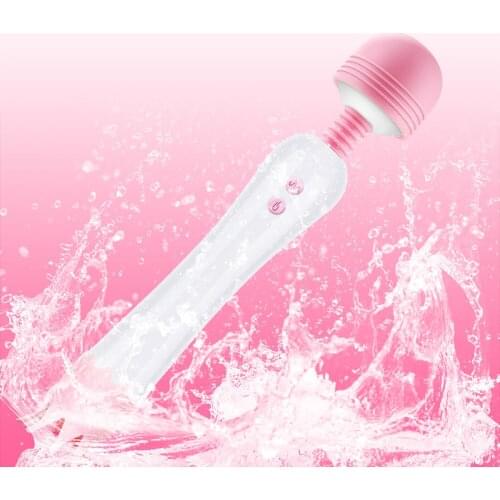 Clitoris Stimulator Licking Tongue Oral Clit Double Head Vibrators AV Magic Wand Vibrator Sex Toys for Women Vaginal Massager