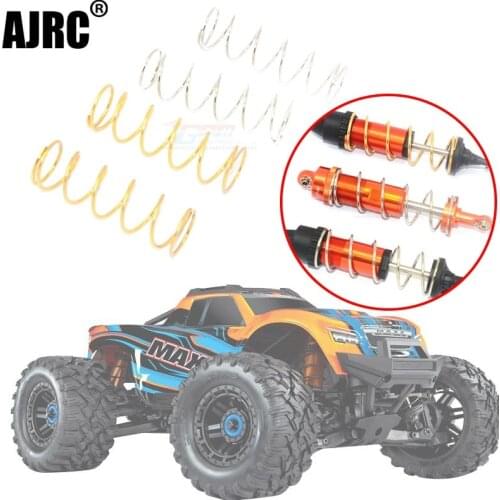 TRAXXAS 1/10 MAXX MONSTER TRUCK-89076-4 steel hardened spring front and rear universal bold upgrade suspension spring 8966/8967
