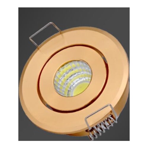 Recessed COB led Spot light 3W 110V/220V Mini spot led exterieur encastrab downlight Satin nickel Color