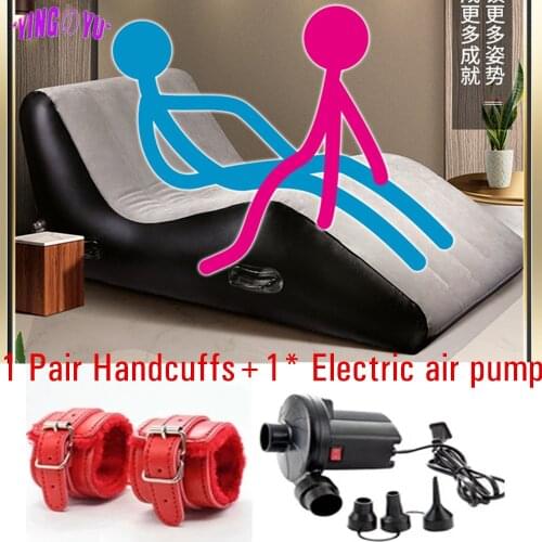 Female Masturbation Pillow Inflatable Sex Hold Pillow Sex Positions Assistance Sofa Adults Sex Furniture Erotic Toys for Couples