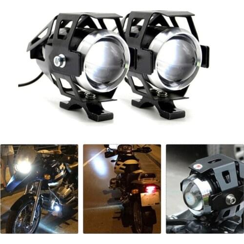 1Pcs Universal Motorcycle LED Light U5 12V Auxiliary Lamp Driving Headlight DRL Motorcycle Fog Light for R1200RT S1000R F800GT