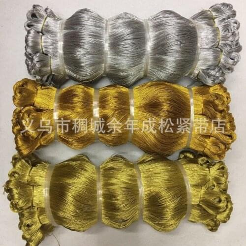 10000m/lot Round Hollow-Core Gold Silver Wire Tag Cord Rope Line Gift Package Rope Arts Crafts Sewing DIY Apparel Sewing Fabric