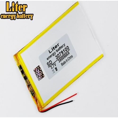 3.7V,3800mAH 3079100 (polymer lithium ion battery) Li-ion battery for tablet pc 7 inch 8 inch 9inch