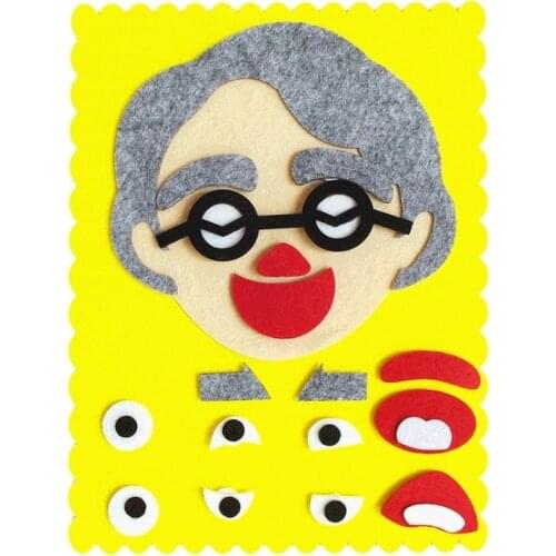 3D Sticker Puzzle Game DIY Cartoon Learning Education Toys For Children Kids Birthday Party Gift Christmas Halloween