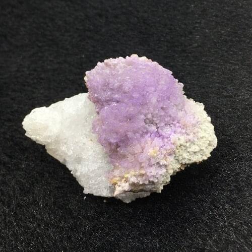75g Natural Creedite Quartz Cluster Mineral Purple Quartz Crystal Cluster Healing Crystal Stone Teaching Mineral Specimens