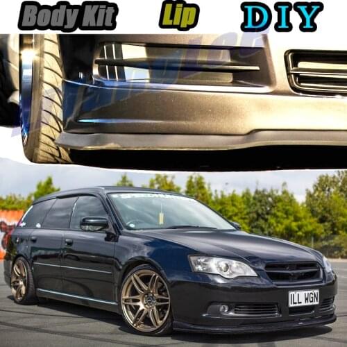 Car Bumper Lip Front Spoiler Skirt Deflector For Subaru Legacy / Liberty / B4 Tune Car Modified Body Kit VIP Hella Flush Lips