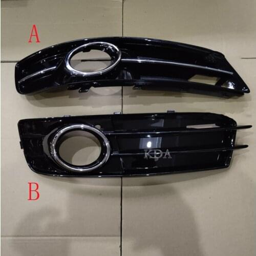 Auto Left Right Side Front Bumper Fog Light Grill Cover Racing Grills For Audi A3 2010 2011 2012 2013
