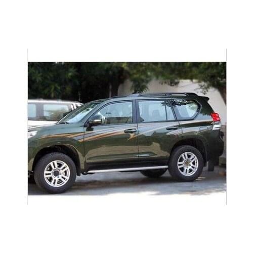 Black Roof Rack Side Rails Bars Luggage Carrier For Toyota Prado FJ150 2010-2018