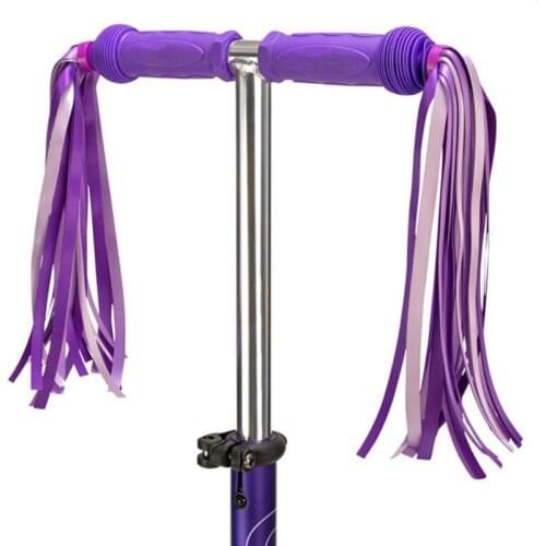 Colorful Bike Bicycle Cycling Handlebar Tassels Kids Girls Boys Handlebar Nylon Streamers Tassels